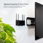 Tooq TQMPM4776 Soporte Universal de Pared para Router, MiniPC y Multimedia, Negro